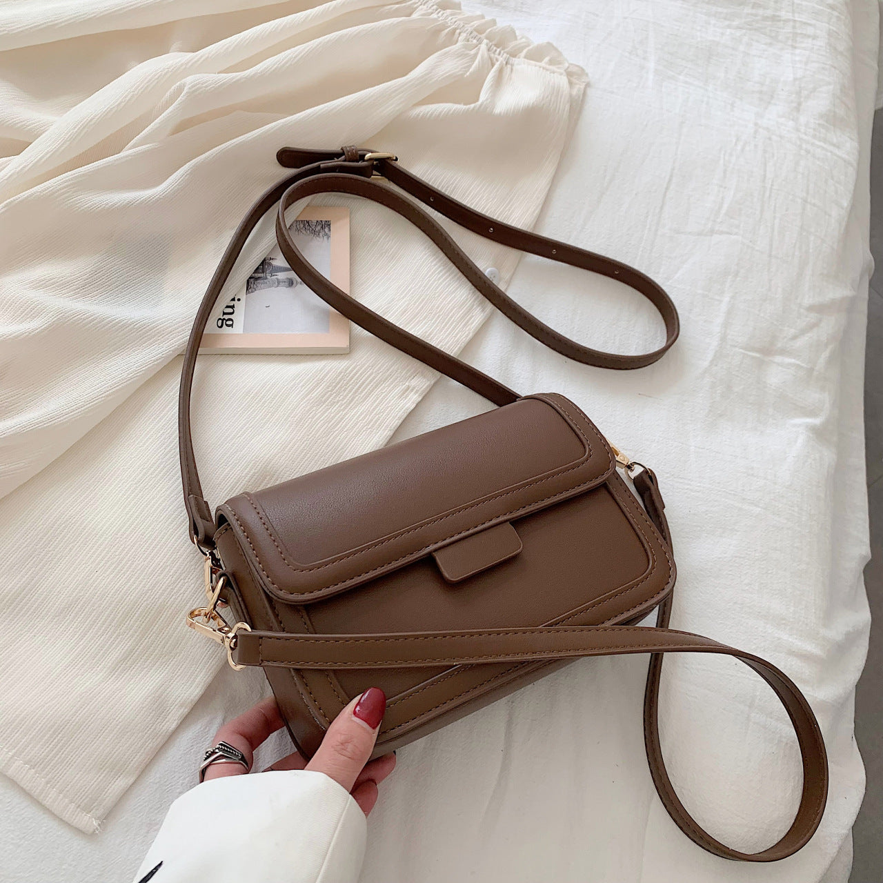 Sac à Main PU Unisexe – Poche Téléphone, Style Minimaliste, 3 Coloris 👜✨ Yiwu Ruijia Auto Supplies Co., Ltd.