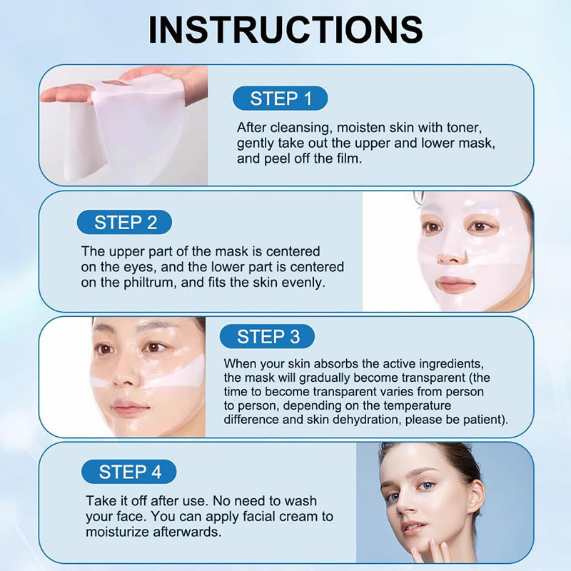 Boîte 4 Masques Tissu Collagène – Hydratant, Raffermissant &amp; Anti-Rides 💆♀️✨ Yiwu Ruijia Auto Supplies Co., Ltd.