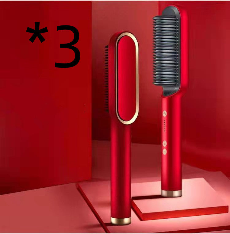 Peigne Lisseur Anti-Brûlure 10 Niveaux – Céramique Tourmaline, Cheveux Secs & Mouillés, Lissage et Boucles Faciles Yiwu Ruijia Auto Supplies Co., Ltd.