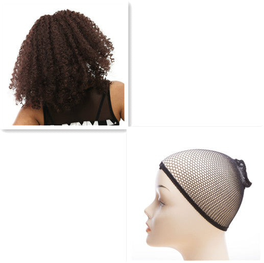 Perruque Courte Bouclée – 16 Pouces, Fibres Haute Température, Filet Rose 💇♀️✨ Yiwu Ruijia Auto Supplies Co., Ltd.