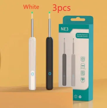 NE3 Ear Cleaner Otoscope Ear Wax Removal Tool With Camera LED Light Wireless Ear Endoscope Ear Cleaning Kit For I-phone Yiwu Ruijia Auto Supplies Co., Ltd.