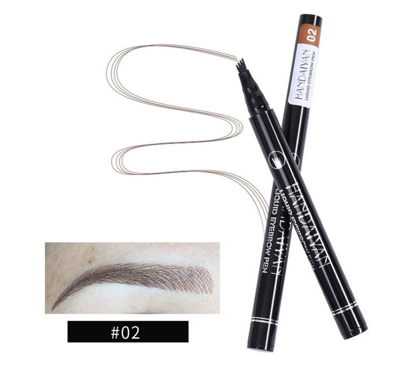 Microblading Eyebrow Pencil Waterproof Fork Tip Tattoo Pen Tinted Fine Sketch Eye Brow Pencils Long Lasting Eyebrows Yiwu Ruijia Auto Supplies Co., Ltd.