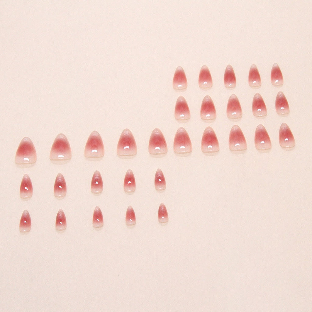 30 Faux Ongles Courts Amande – Teinte Glacée Transparente, French &amp; Pailletée 💅✨ Yiwu Ruijia Auto Supplies Co., Ltd.