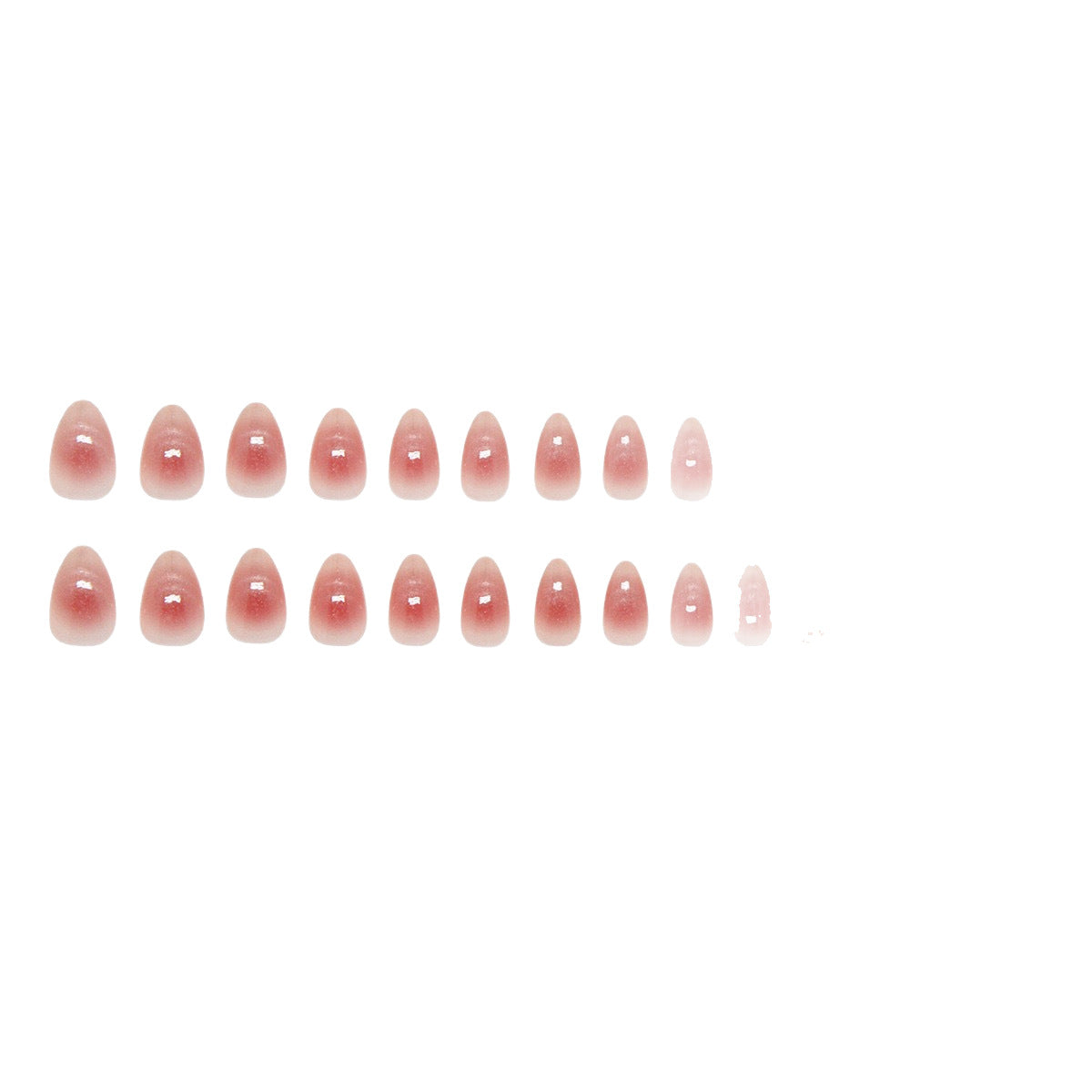 30 Faux Ongles Courts Amande – Teinte Glacée Transparente, French &amp; Pailletée 💅✨ Yiwu Ruijia Auto Supplies Co., Ltd.