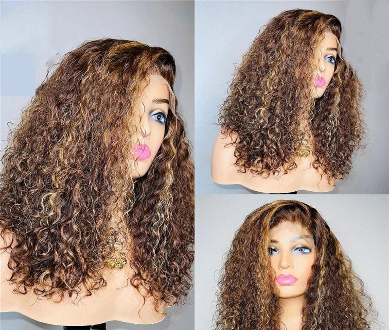 Perruque Lace Front Cheveux Naturels – 360° Main, 3 Longueurs, Brun 💇♀️✨ Yiwu Ruijia Auto Supplies Co., Ltd.