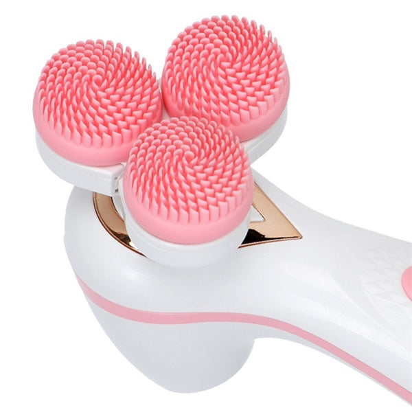 Brosse Nettoyante Visage Silicone Rotative – Ultrasons, 2 Vitesses &amp; Rechargeable 💆♀️✨ Yiwu Ruijia Auto Supplies Co., Ltd.