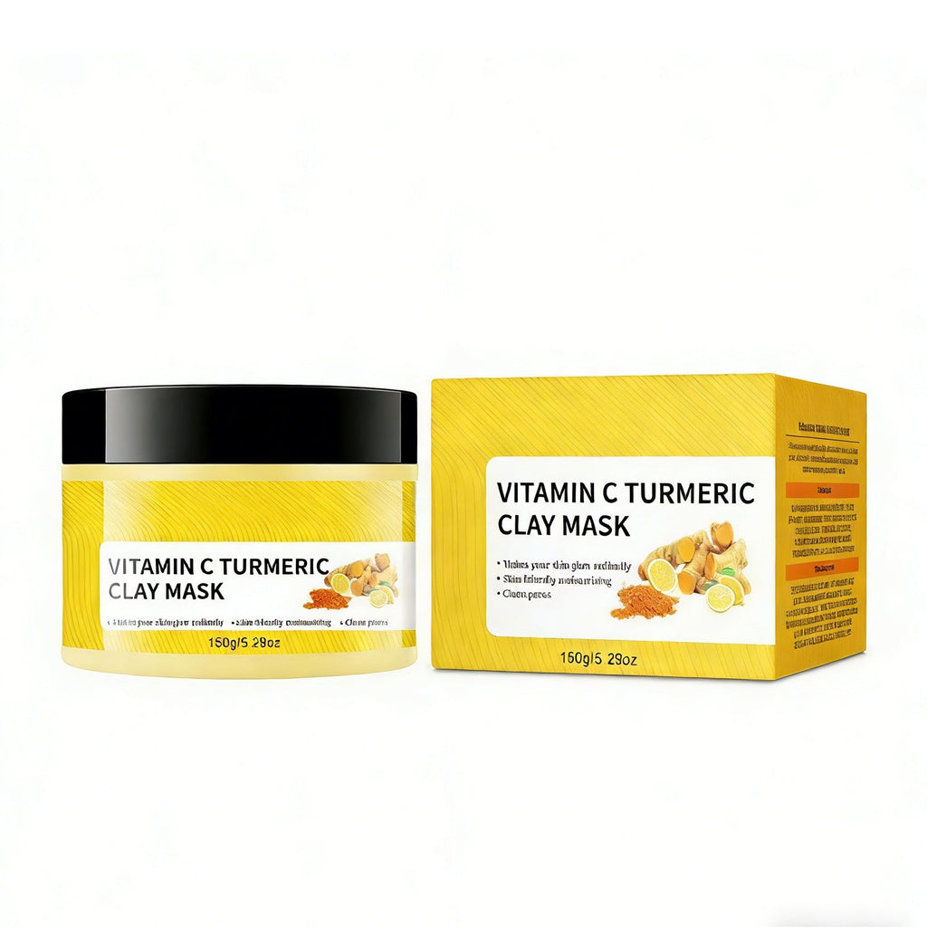 Masque Argile Curcuma &amp; Vitamine C – Anti-Taches, Purifiant &amp; Éclat, 150g 🌿✨ Yiwu Ruijia Auto Supplies Co., Ltd.