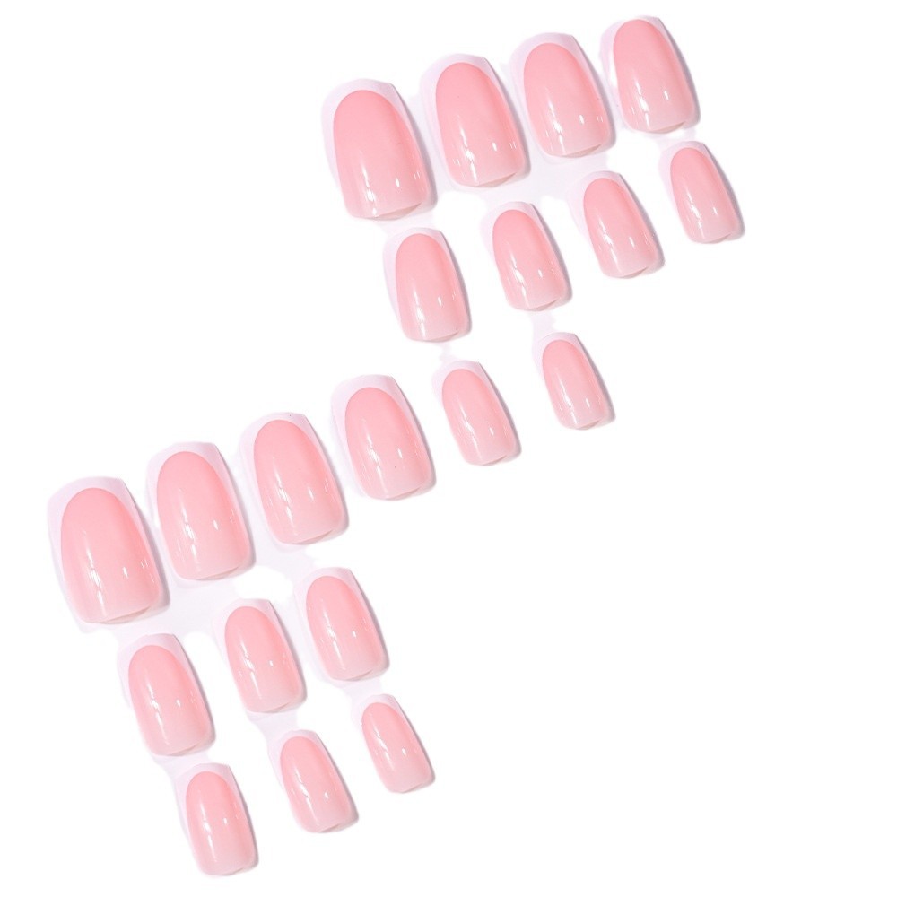 Kit 24 Faux Ongles Carrés Courts – Design Simple & Élégant, Amovibles 💅✨ Yiwu Ruijia Auto Supplies Co., Ltd.