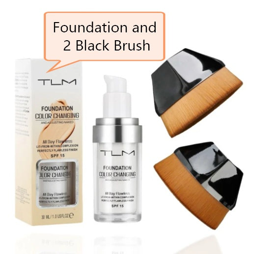 Temperature Liquid Foundation Concealer Portable Natural Color  Makeup Foundation BB Concealer Yiwu Ruijia Auto Supplies Co., Ltd.