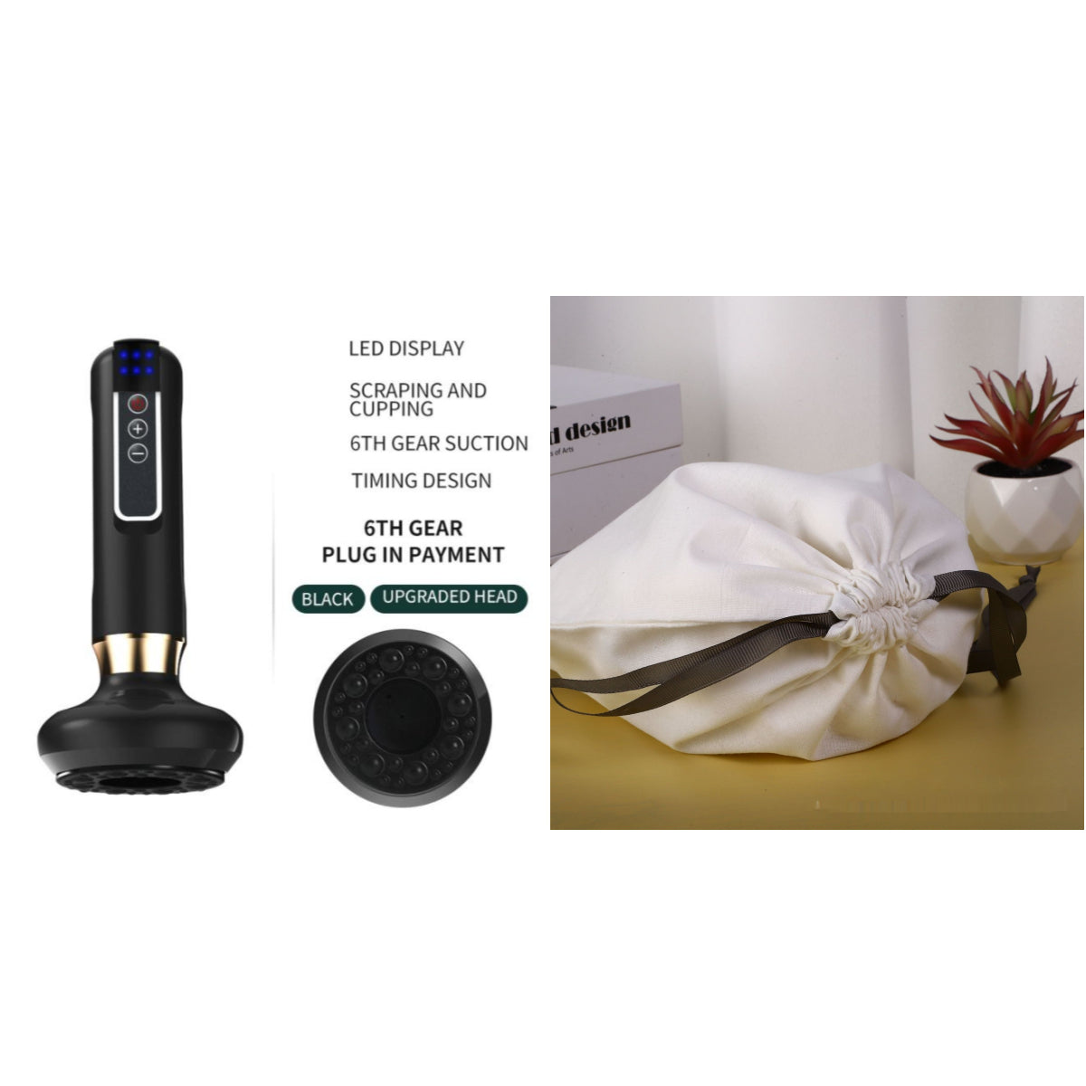 Appareil de Cupping Électrique Intelligent – Massage, Gua Sha et Thérapie Infrarouge Yiwu Ruijia Auto Supplies Co., Ltd.