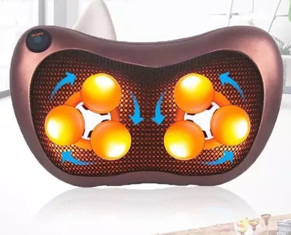Coussin Massant Cervical & Dos – Infrarouge, Chaleur & Rotation 360° 💆‍♀️✨ Yiwu Ruijia Auto Supplies Co., Ltd.