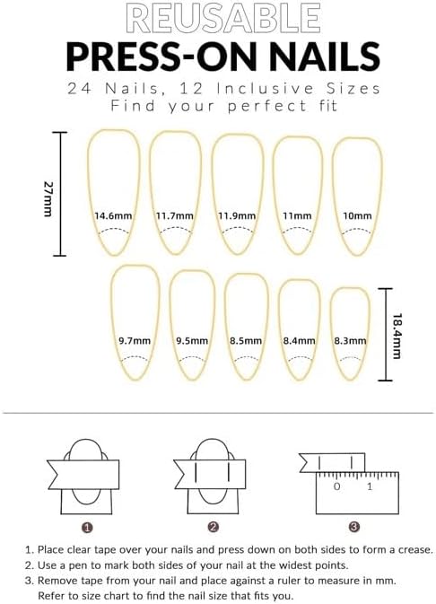Kit de 24 Faux Ongles Halloween – Acrylique, Formes Amande, Ballerine, Citrouille, Chauve-Souris, Fantôme et Araignée 🎃👻🕷️ Yiwu Ruijia Auto Supplies Co., Ltd.