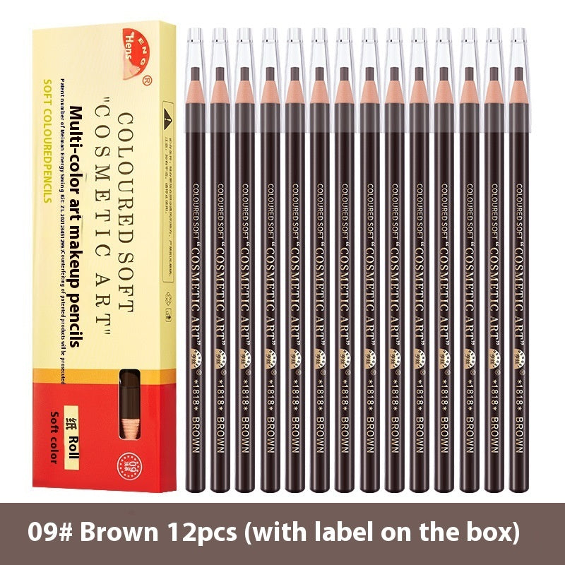 Line Drawing Waterproof Sweat-proof Non-fading Brushed Natural Eyebrow Pencil Yiwu Ruijia Auto Supplies Co., Ltd.