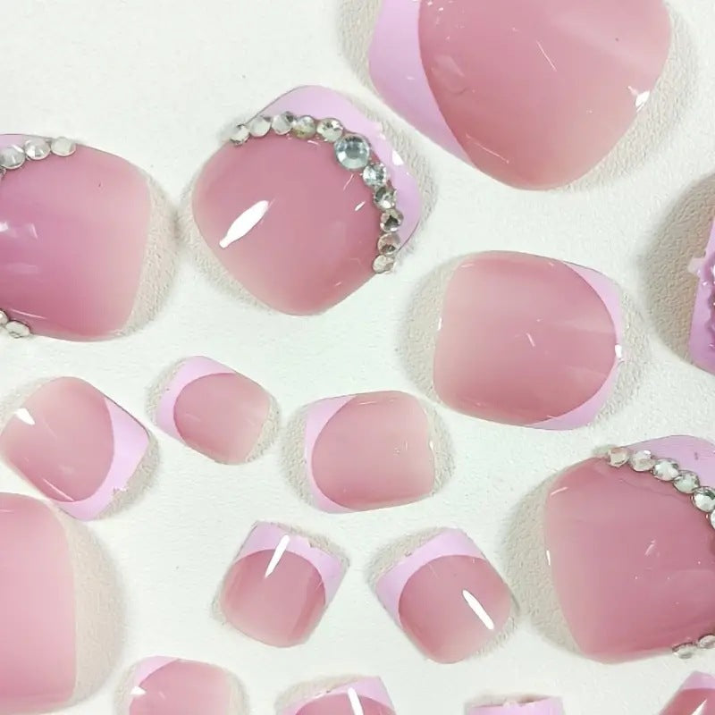 10 Faux Ongles French Classique – Détachables, Kit Complet 5 en 1 💅✨ Yiwu Ruijia Auto Supplies Co., Ltd.
