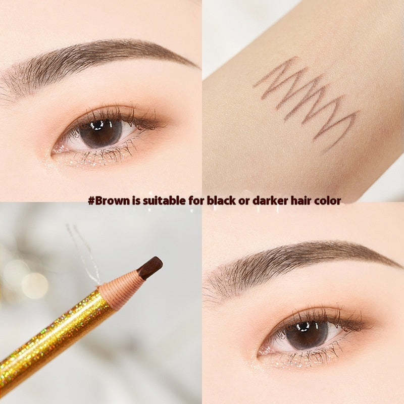 Line Drawing Waterproof Sweat-proof Non-fading Brushed Natural Eyebrow Pencil Yiwu Ruijia Auto Supplies Co., Ltd.