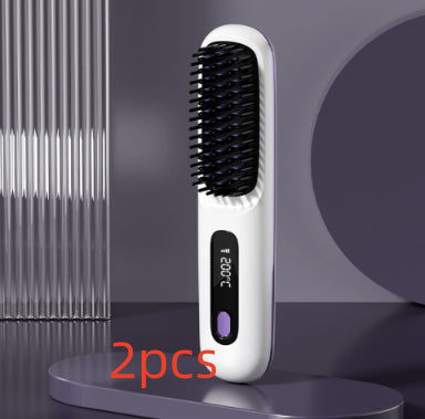 Brosse Lissante Sans Fil – Écran LCD, Batterie 1H, Chauffe Rapide Yiwu Ruijia Auto Supplies Co., Ltd.
