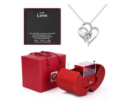 Coffret Bijoux avec Rose Préservée – Cadeau Féminin Éternel pour Anniversaire, Saint-Valentin et Mariage Yiwu Ruijia Auto Supplies Co., Ltd.