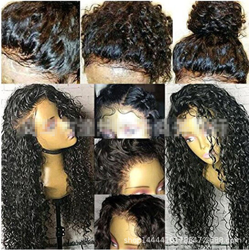 Perruque Mi-Longue Bouclée – Fibres Haute Température, Style Femme Tendance 💇♀️✨ Yiwu Ruijia Auto Supplies Co., Ltd.