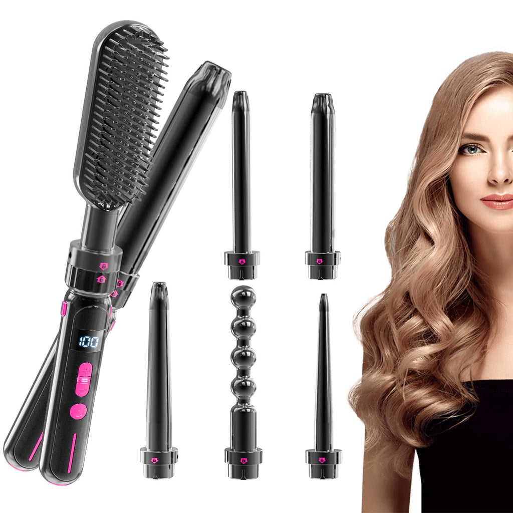 Fer à Boucler &amp; Lisser 2 en 1 – 30 Niveaux, Céramique &amp; Chauffage PTC Rapide 🌀💇♀️✨ Yiwu Ruijia Auto Supplies Co., Ltd.