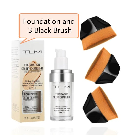 Temperature Liquid Foundation Concealer Portable Natural Color  Makeup Foundation BB Concealer Yiwu Ruijia Auto Supplies Co., Ltd.
