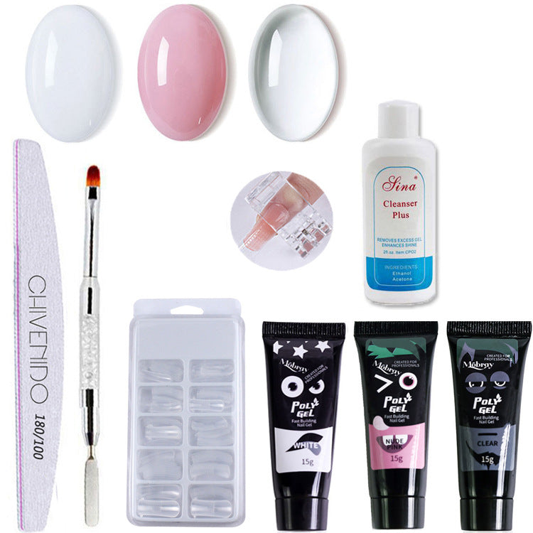 Colle Extension Ongles Nail Art – Gel Photothérapie Longue Durée, 4 Teintes 💅✨ Yiwu Ruijia Auto Supplies Co., Ltd.