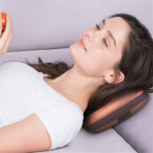 Coussin Massant Cervical & Dos – Infrarouge, Chaleur & Rotation 360° 💆‍♀️✨ Yiwu Ruijia Auto Supplies Co., Ltd.