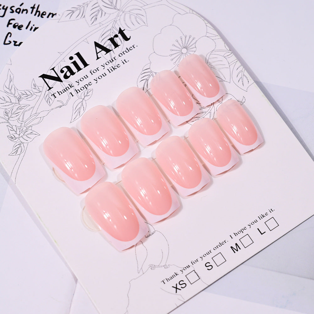 Kit 24 Faux Ongles Carrés Courts – Design Simple & Élégant, Amovibles 💅✨ Yiwu Ruijia Auto Supplies Co., Ltd.