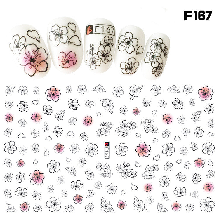 Autocollants Nail Art – Collection Platine & Or Noir, Sans Colorant 💅✨ Yiwu Ruijia Auto Supplies Co., Ltd.