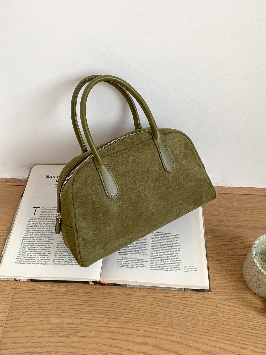 Sac à Main Velours Suède – Matelassé, Style Minimaliste Urbain, 5 Coloris 👜✨ Yiwu Ruijia Auto Supplies Co., Ltd.