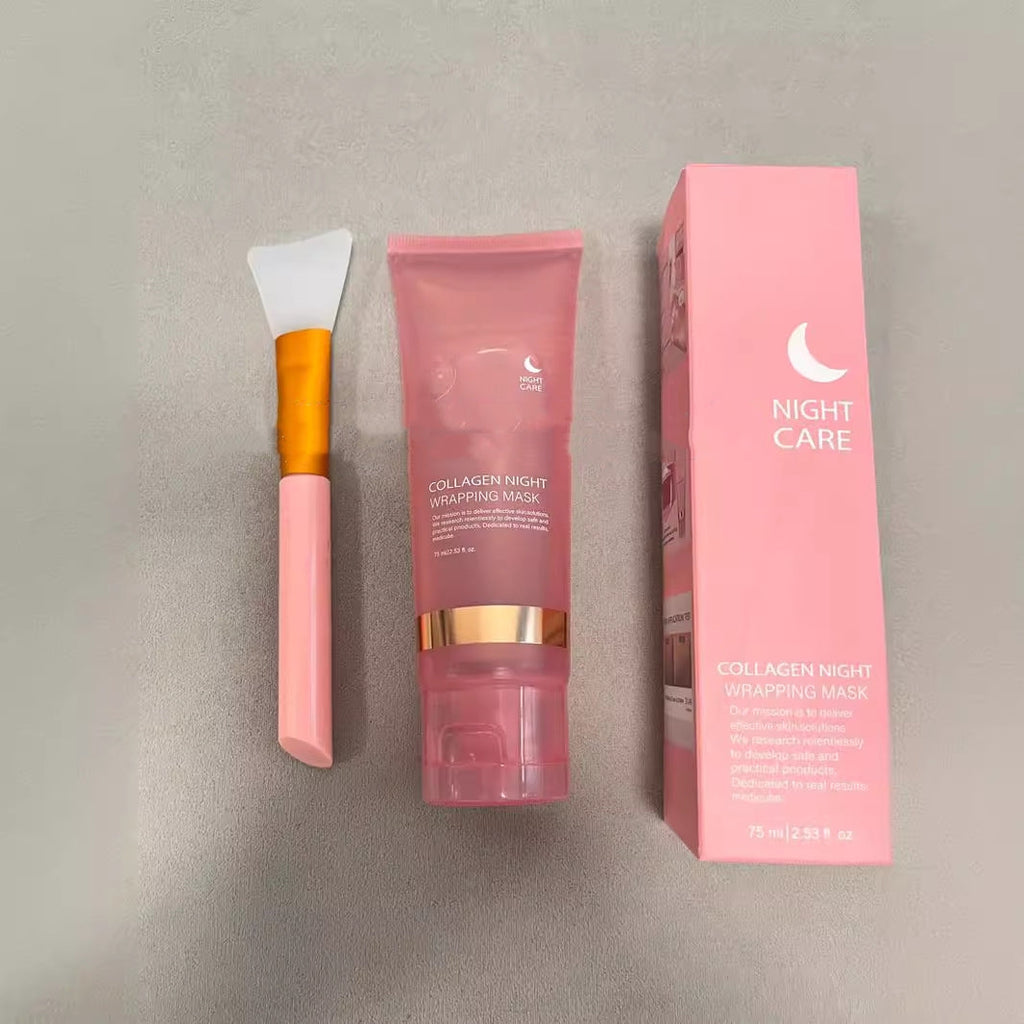 Face Night Mask Collagen Wrapping Mask Natural Ingredients Firming Elasticity & Hydration Anti-wrinkle For Skin Care Yiwu Ruijia Auto Supplies Co., Ltd.