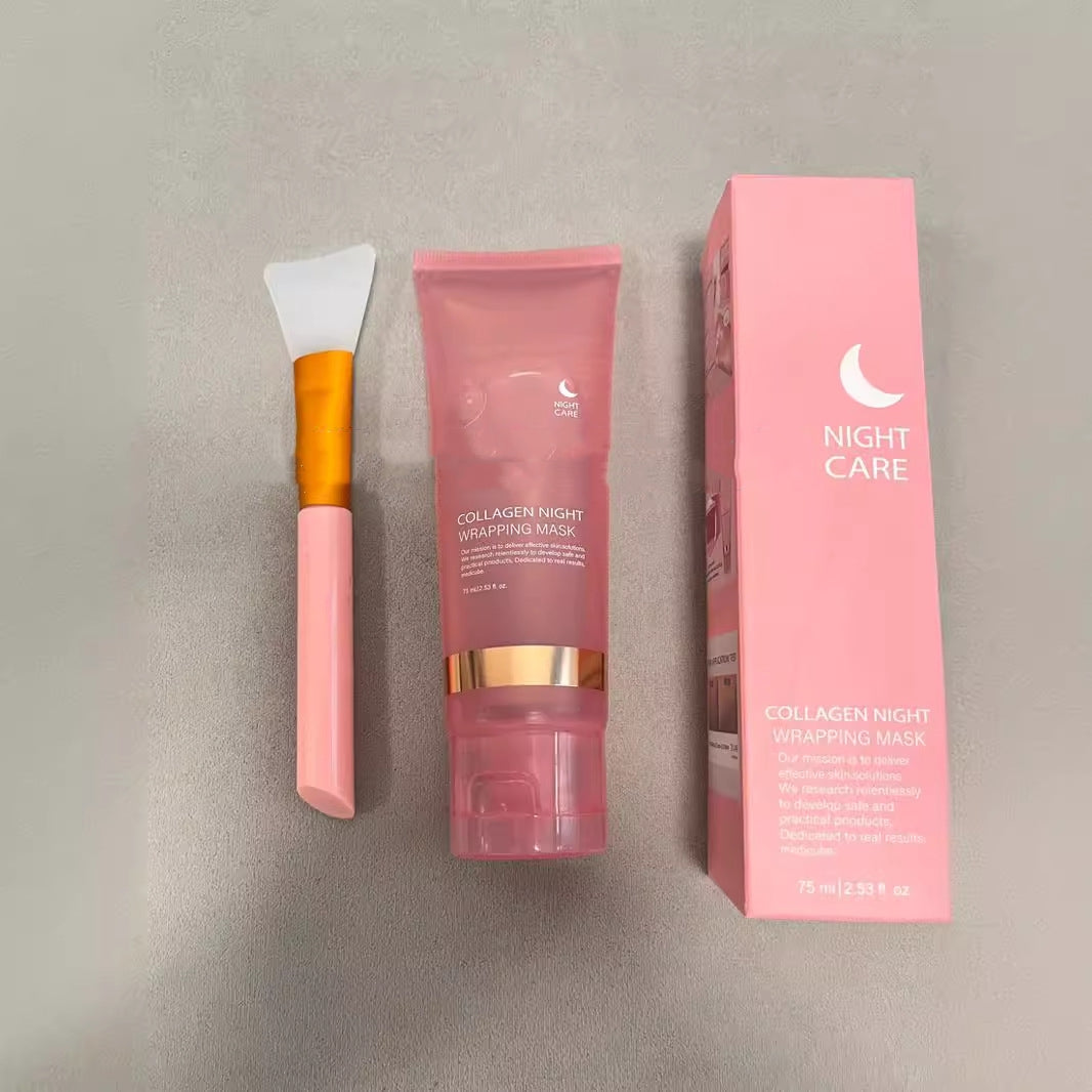 Face Night Mask Collagen Wrapping Mask Natural Ingredients Firming Elasticity & Hydration Anti-wrinkle For Skin Care Yiwu Ruijia Auto Supplies Co., Ltd.