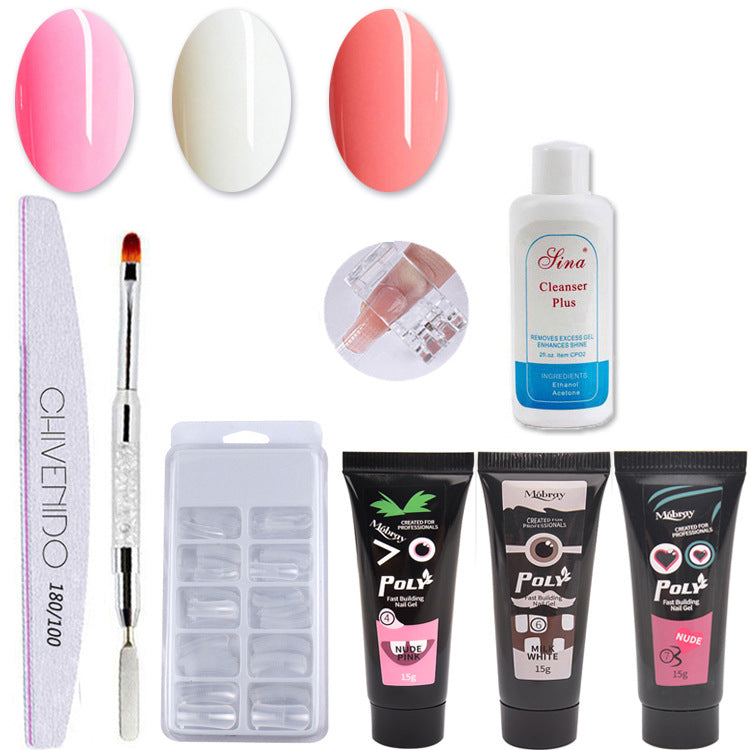 Colle Extension Ongles Nail Art – Gel Photothérapie Longue Durée, 4 Teintes 💅✨ Yiwu Ruijia Auto Supplies Co., Ltd.