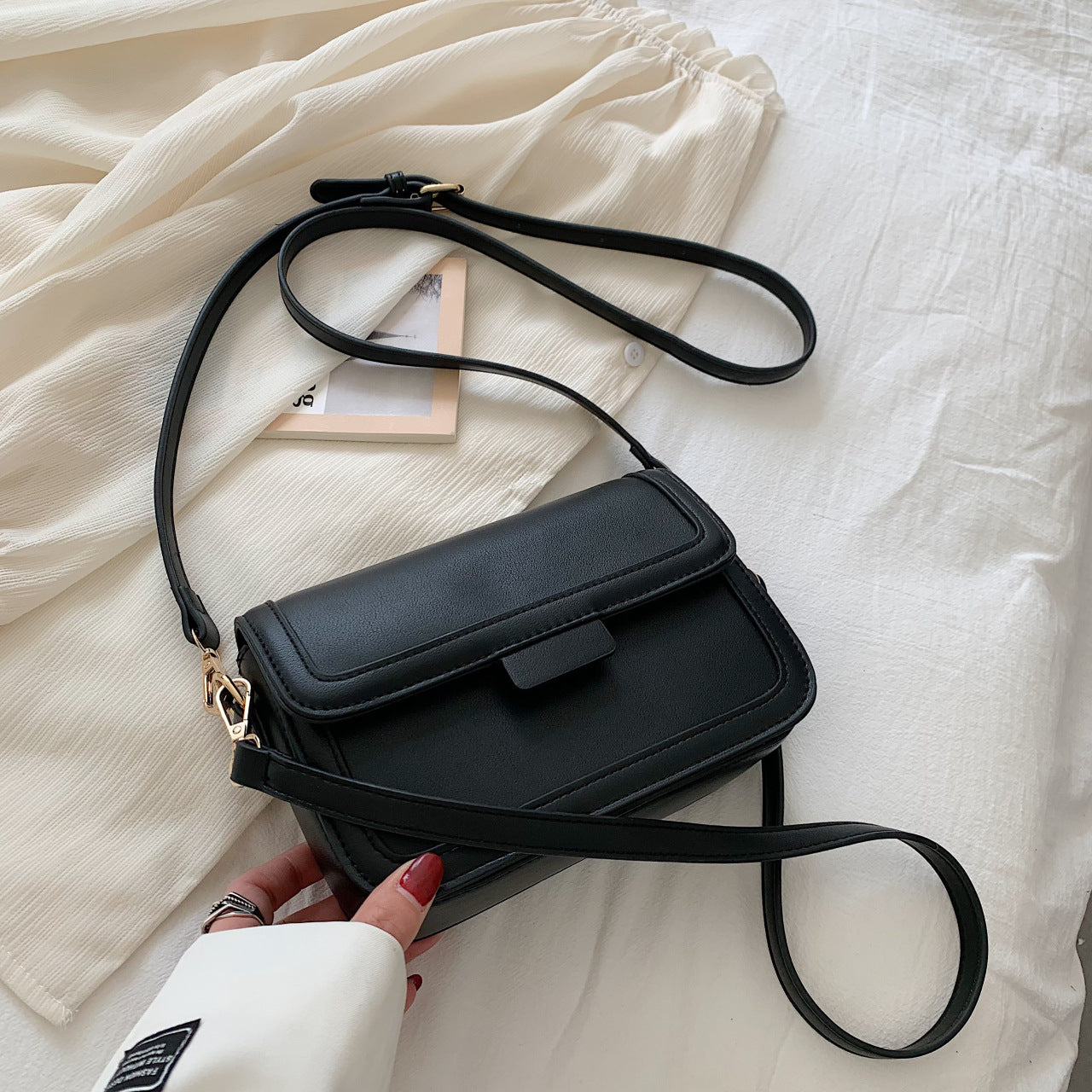 Sac à Main PU Unisexe – Poche Téléphone, Style Minimaliste, 3 Coloris 👜✨ Yiwu Ruijia Auto Supplies Co., Ltd.
