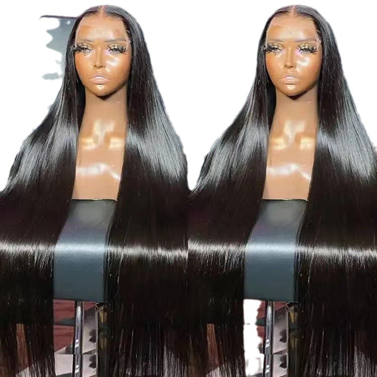 Perruque Lisse Longue – Frange Latérale, Fibres Haute Température, 12 à 32 pouces 💇‍♀️✨ Yiwu Ruijia Auto Supplies Co., Ltd.