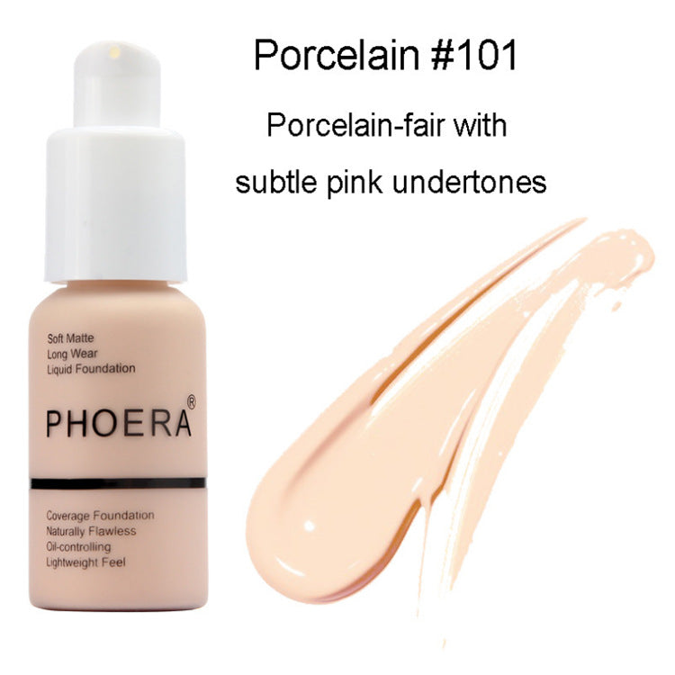 Explosive Press Type Oil Control Natural Color Matte Concealer Foundation Cream Yiwu Ruijia Auto Supplies Co., Ltd.