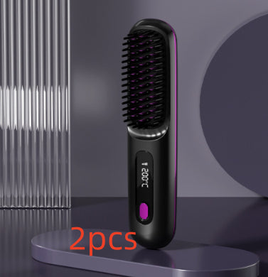 Brosse Lissante Sans Fil – Écran LCD, Batterie 1H, Chauffe Rapide Yiwu Ruijia Auto Supplies Co., Ltd.