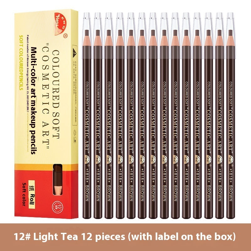 Line Drawing Waterproof Sweat-proof Non-fading Brushed Natural Eyebrow Pencil Yiwu Ruijia Auto Supplies Co., Ltd.