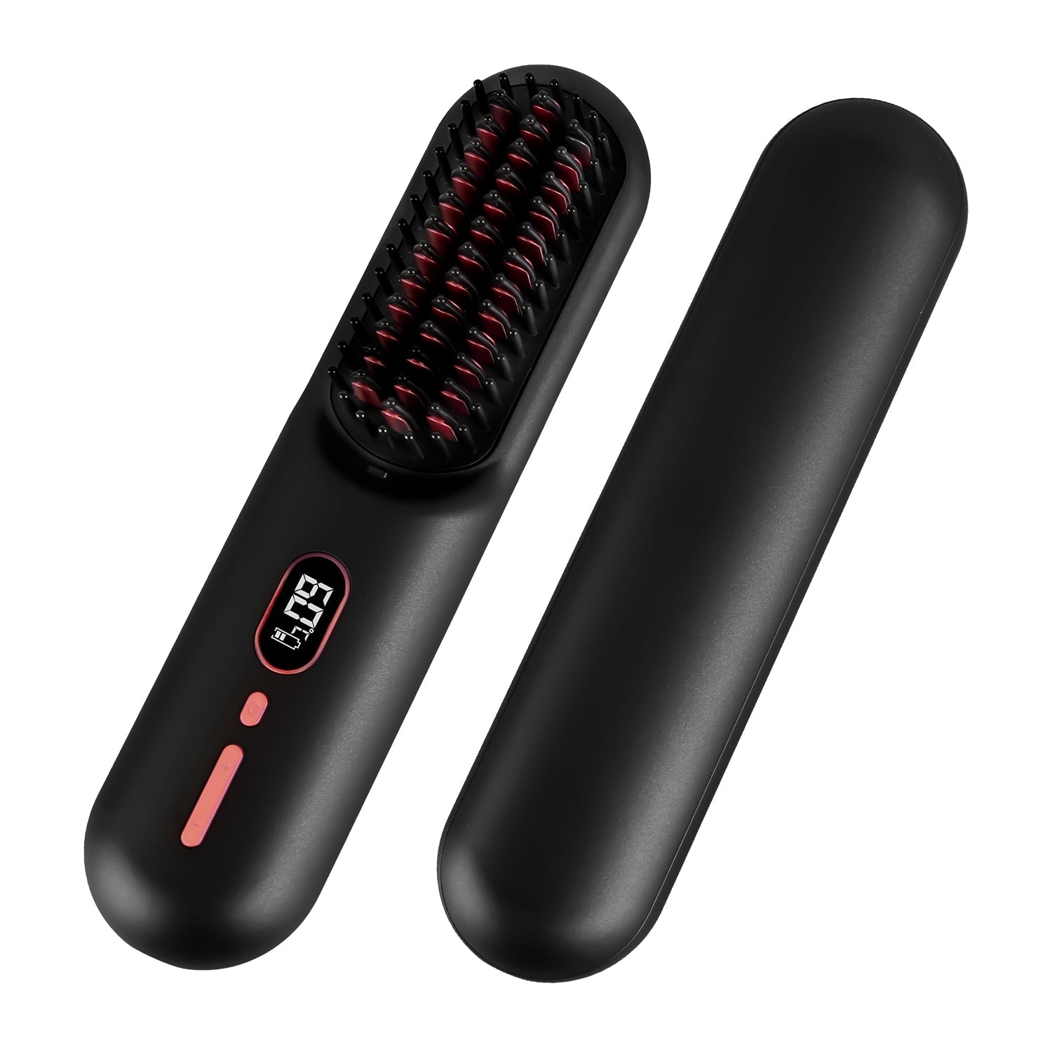 Brosse Lissante Sans Fil 4800mAh – 12 Températures, Ions Négatifs &amp; Graphène 💇♀️✨ Yiwu Ruijia Auto Supplies Co., Ltd.