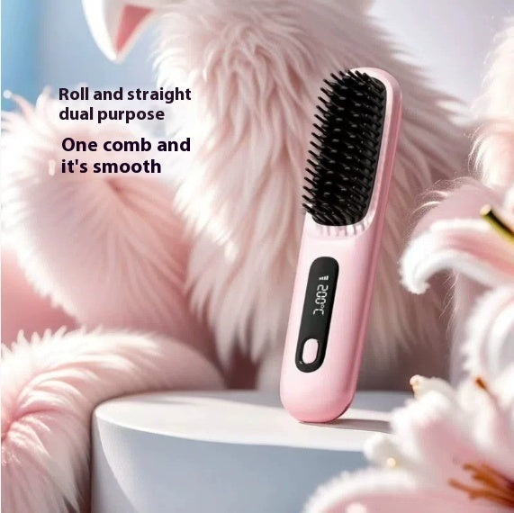 Brosse Lissante Sans Fil – Écran LCD, Batterie 1H, Chauffe Rapide Yiwu Ruijia Auto Supplies Co., Ltd.