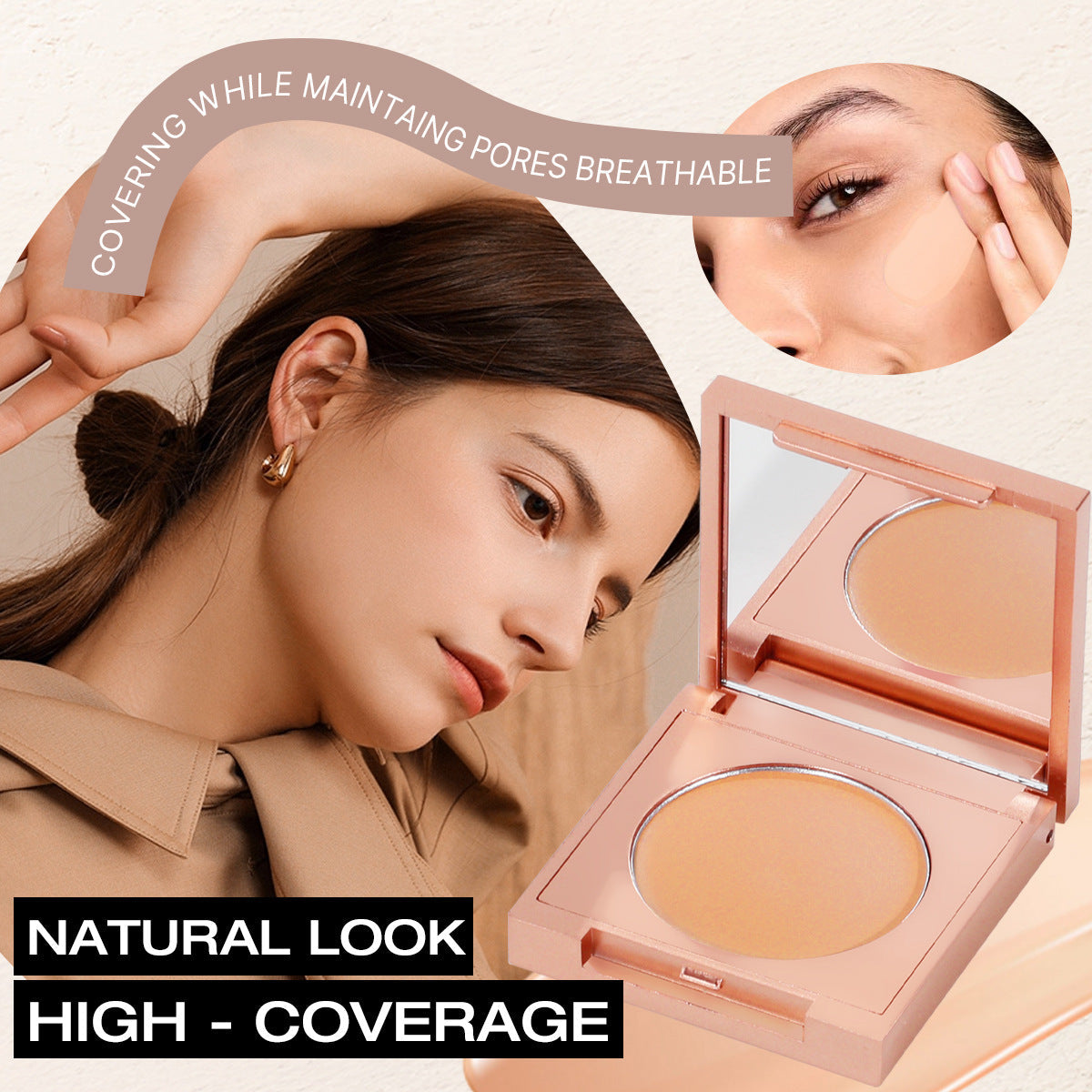 Fundus Creamy Concealer Cover Eye Bags And Dark Circle Natural Cover Skin Blemishes Yiwu Ruijia Auto Supplies Co., Ltd.