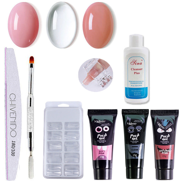Colle Extension Ongles Nail Art – Gel Photothérapie Longue Durée, 4 Teintes 💅✨ Yiwu Ruijia Auto Supplies Co., Ltd.