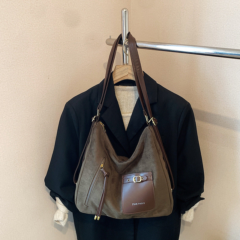 Sac à Main PU Minimaliste Urbain – Patchwork, Porte-Carte, 5 Coloris 👜✨ Yiwu Ruijia Auto Supplies Co., Ltd.