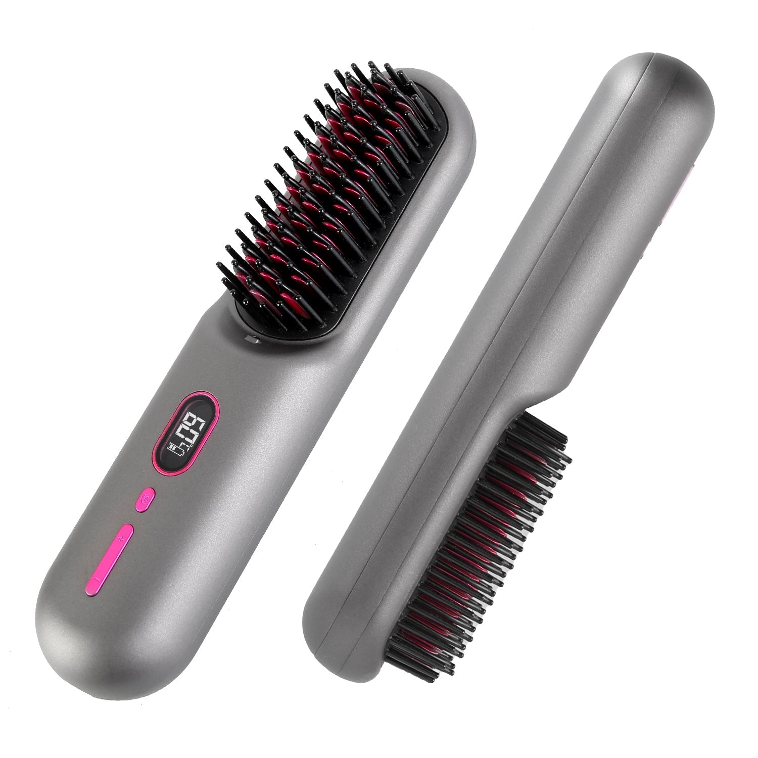 Brosse Lissante Sans Fil 4800mAh – 12 Températures, Ions Négatifs &amp; Graphène 💇♀️✨ Yiwu Ruijia Auto Supplies Co., Ltd.