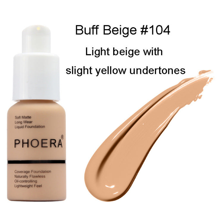 Explosive Press Type Oil Control Natural Color Matte Concealer Foundation Cream Yiwu Ruijia Auto Supplies Co., Ltd.