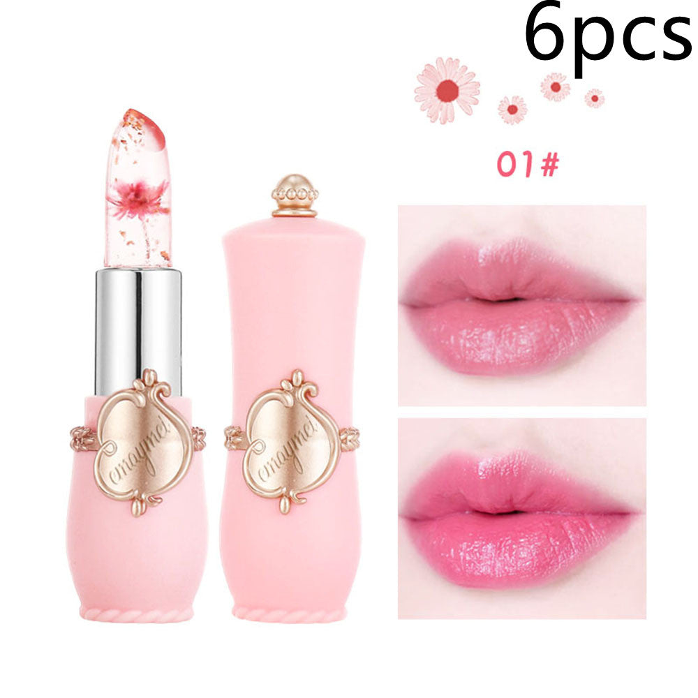 Rouge à Lèvres Floral Caméléon – Change de Couleur Selon ton pH, 6 Fleurs 💋✨ Yiwu Ruijia Auto Supplies Co., Ltd.