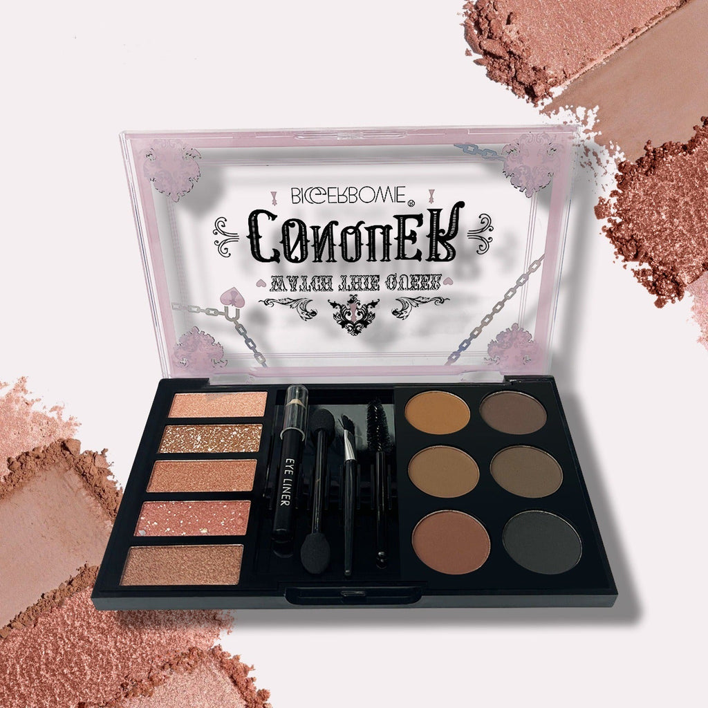 Kit Sourcils Complet – Palette Poudre Crème & Pinceau Professionnel 🖤✨ Yiwu Ruijia Auto Supplies Co., Ltd.