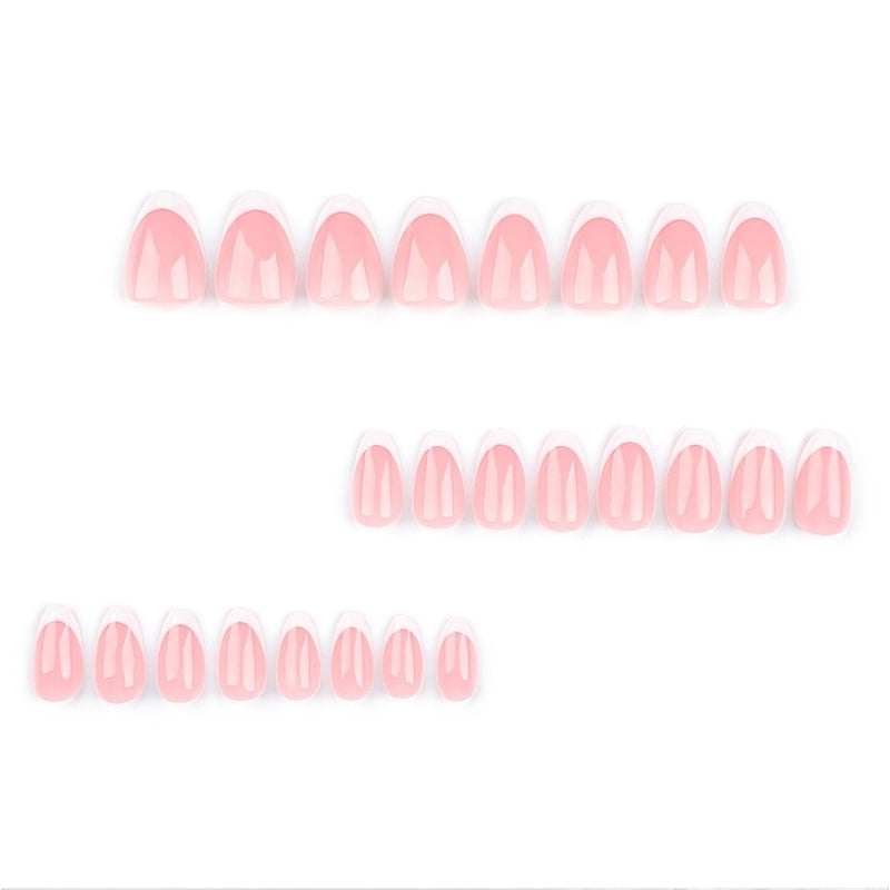 Kit 24 Faux Ongles à Coller – Formes Amande, Ovale & French Manucure 💅 Yiwu Ruijia Auto Supplies Co., Ltd.
