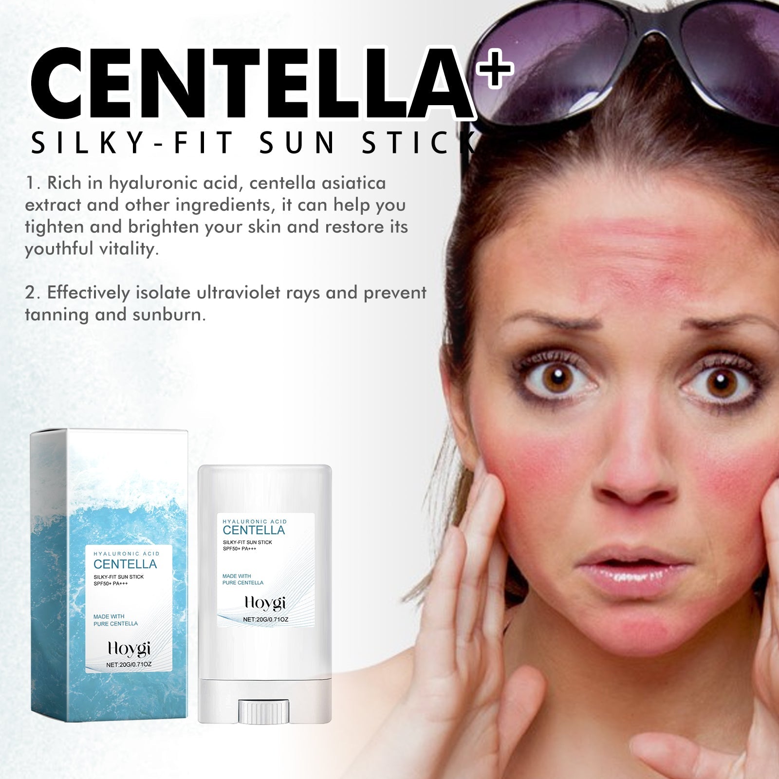 Stick Solaire à l’Acide Hyaluronique – Protection UVA/UVB, Hydratant et Anti-âge Yiwu Ruijia Auto Supplies Co., Ltd.