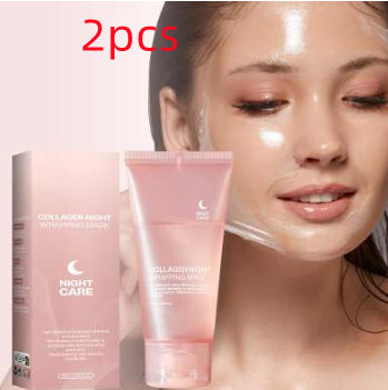 Face Night Mask Collagen Wrapping Mask Natural Ingredients Firming Elasticity & Hydration Anti-wrinkle For Skin Care Yiwu Ruijia Auto Supplies Co., Ltd.