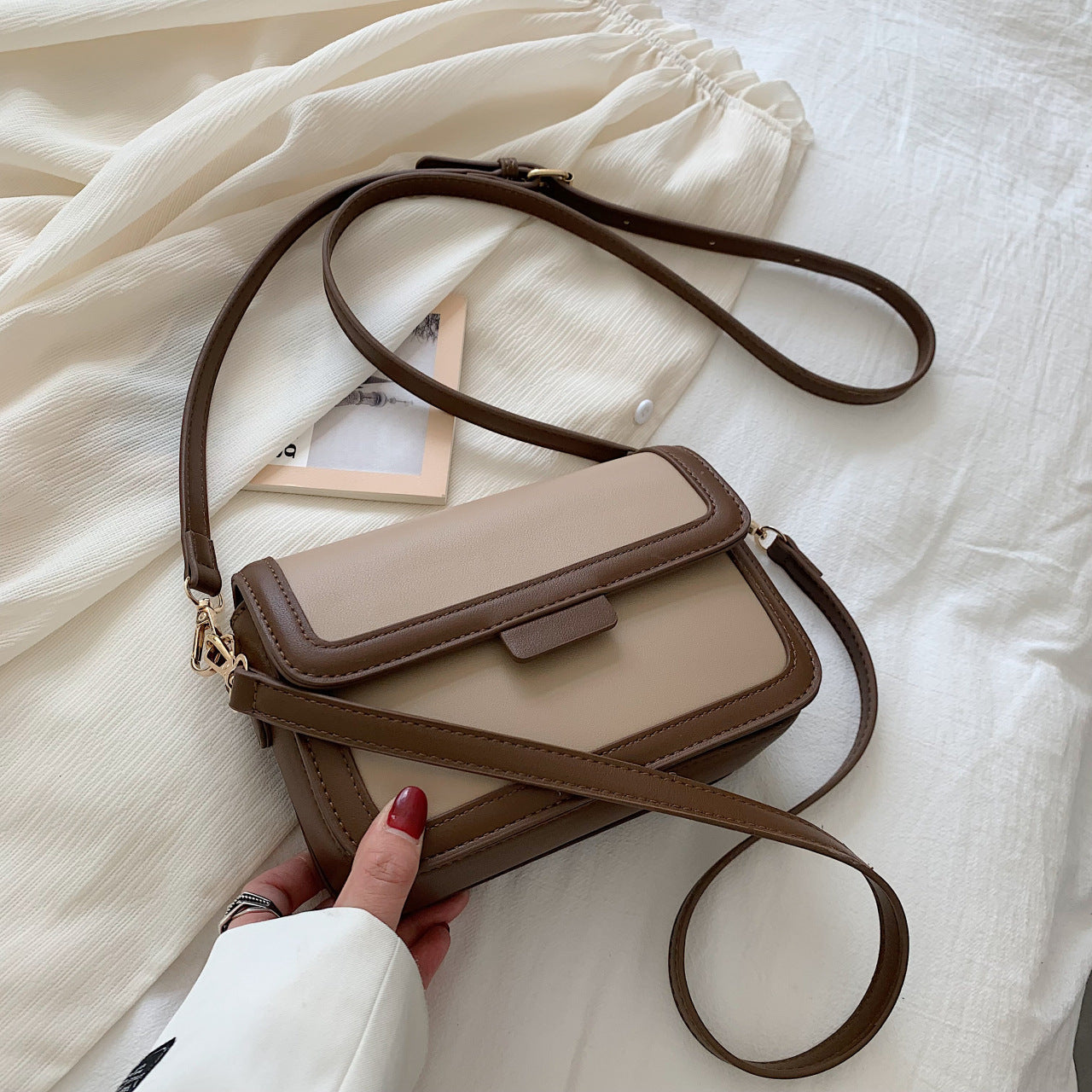 Sac à Main PU Unisexe – Poche Téléphone, Style Minimaliste, 3 Coloris 👜✨ Yiwu Ruijia Auto Supplies Co., Ltd.